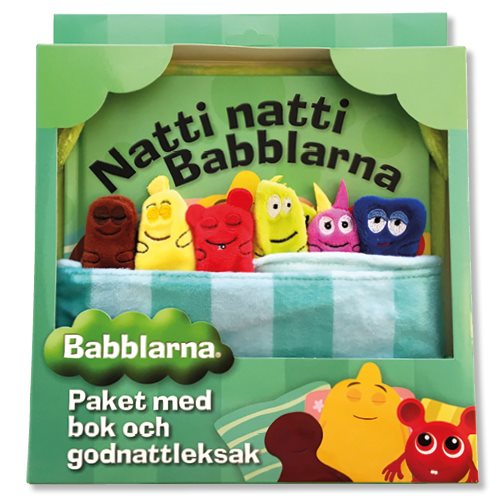 Natti Natti Babblarna Bok och godnattleksak