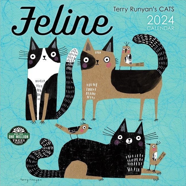 Feline 2024 Calendar Terry Runyan's Cats