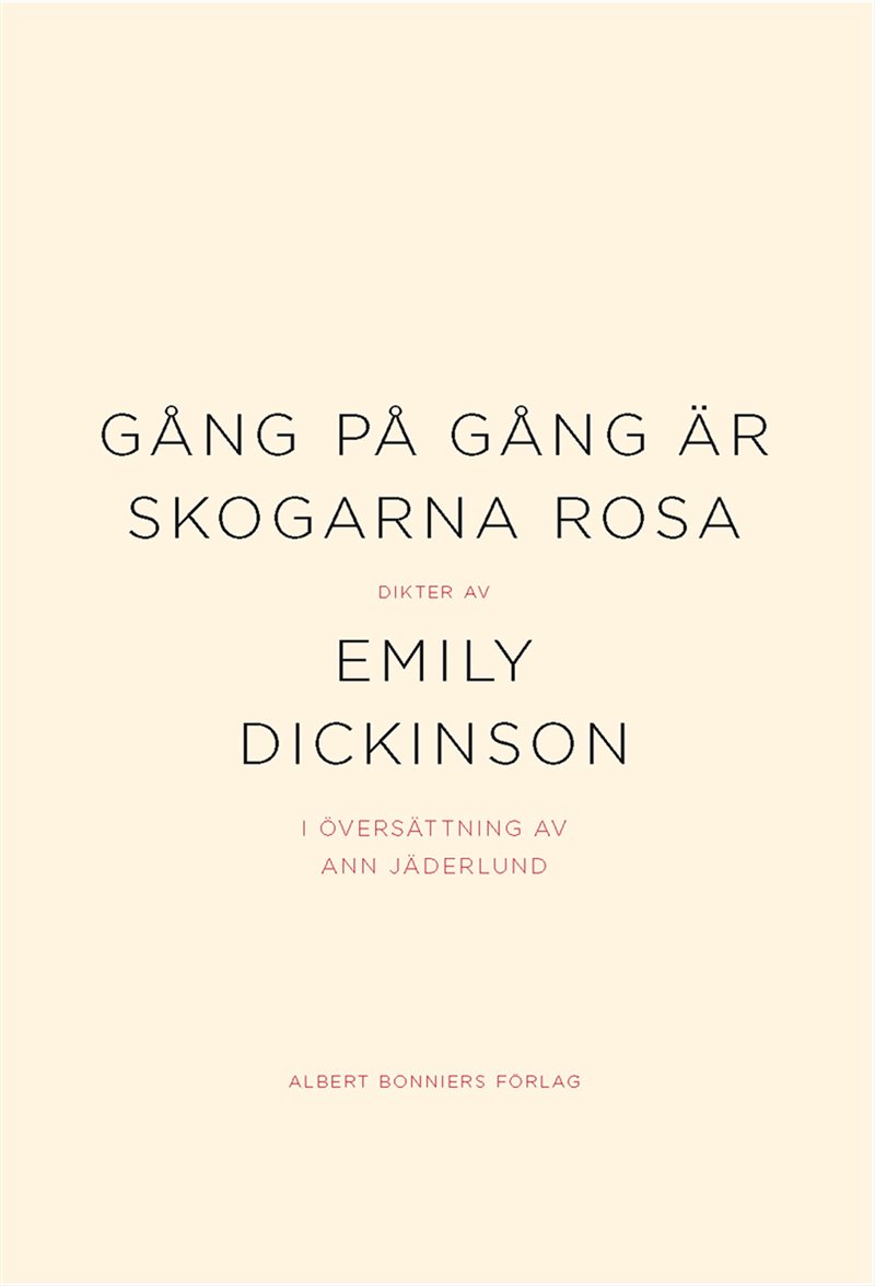 Gång på gång är skogarna rosa