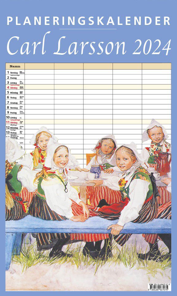 Carl Larsson Planeringskalender 2024